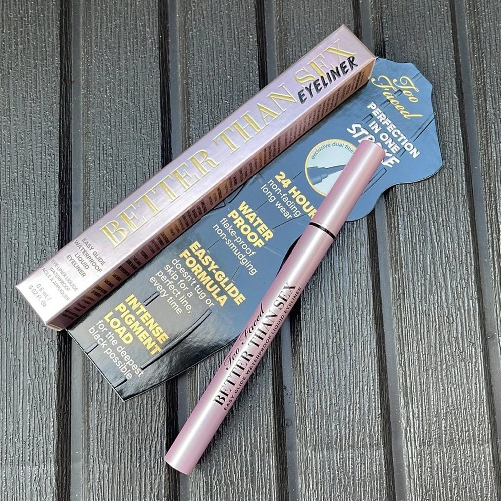 Too Faced - Better Than Sex Waterproof Liquid Eyeliner - Deepest Black